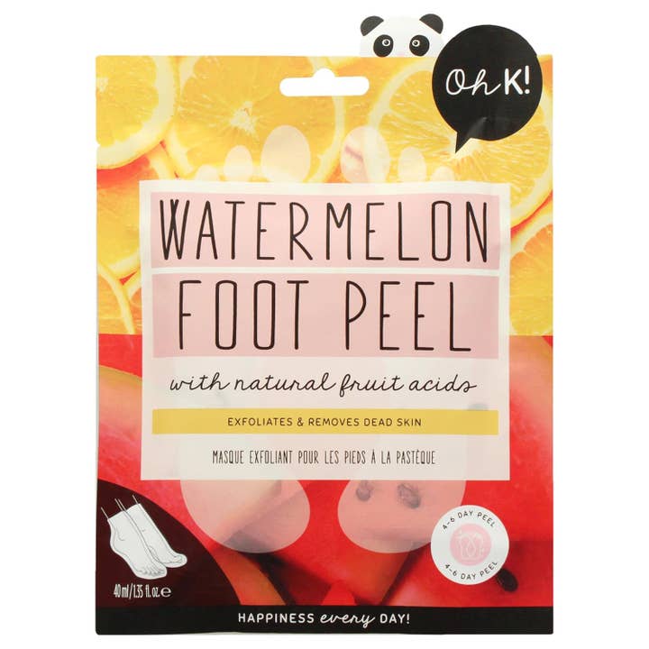 Oh K! Watermelon Foot Peel for wholesale by Beauty Goddess