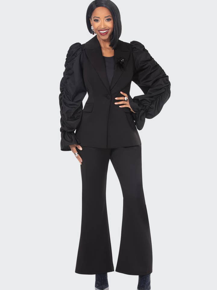 Donna Vinci, Style 12242 - 3pc. Jacket, Top & Pant Set for wholesale by Donna Vinci