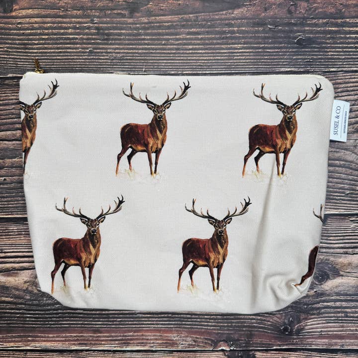 Red Deer - Wash Bag for wholesale by Susel & Co