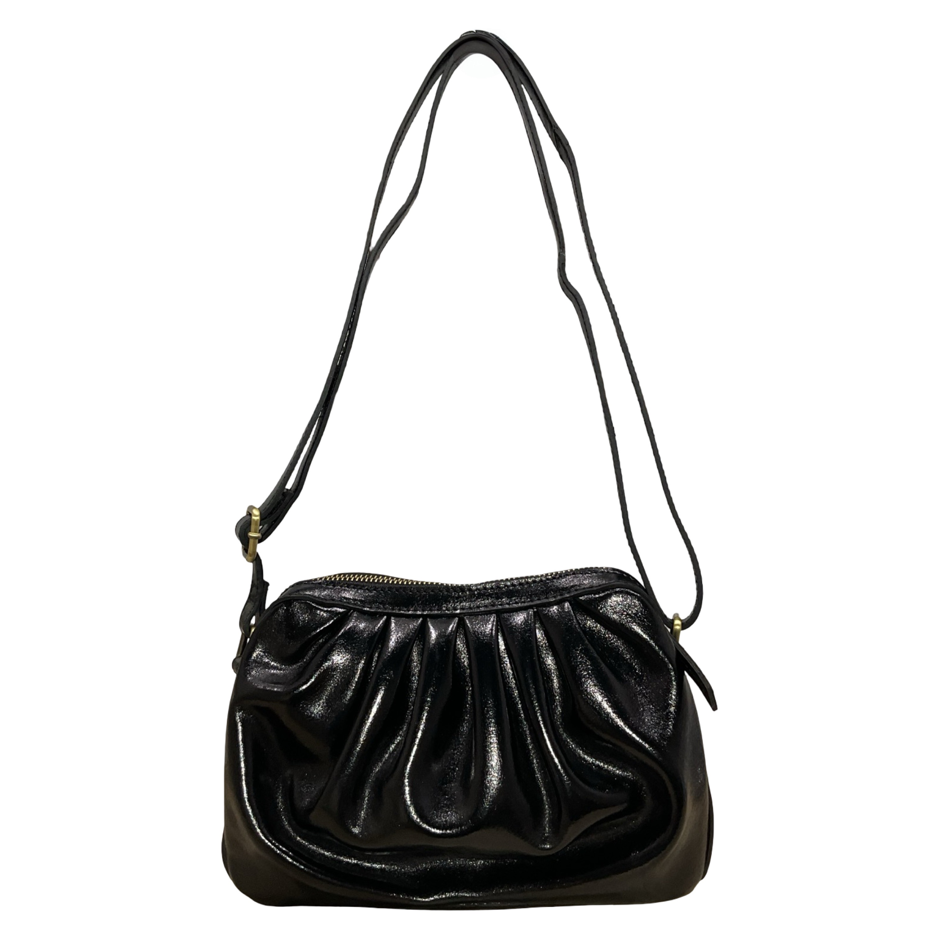 Louisa lee - Vente Sac porté épaule – femme - Sac Cuir Métallique Paris0