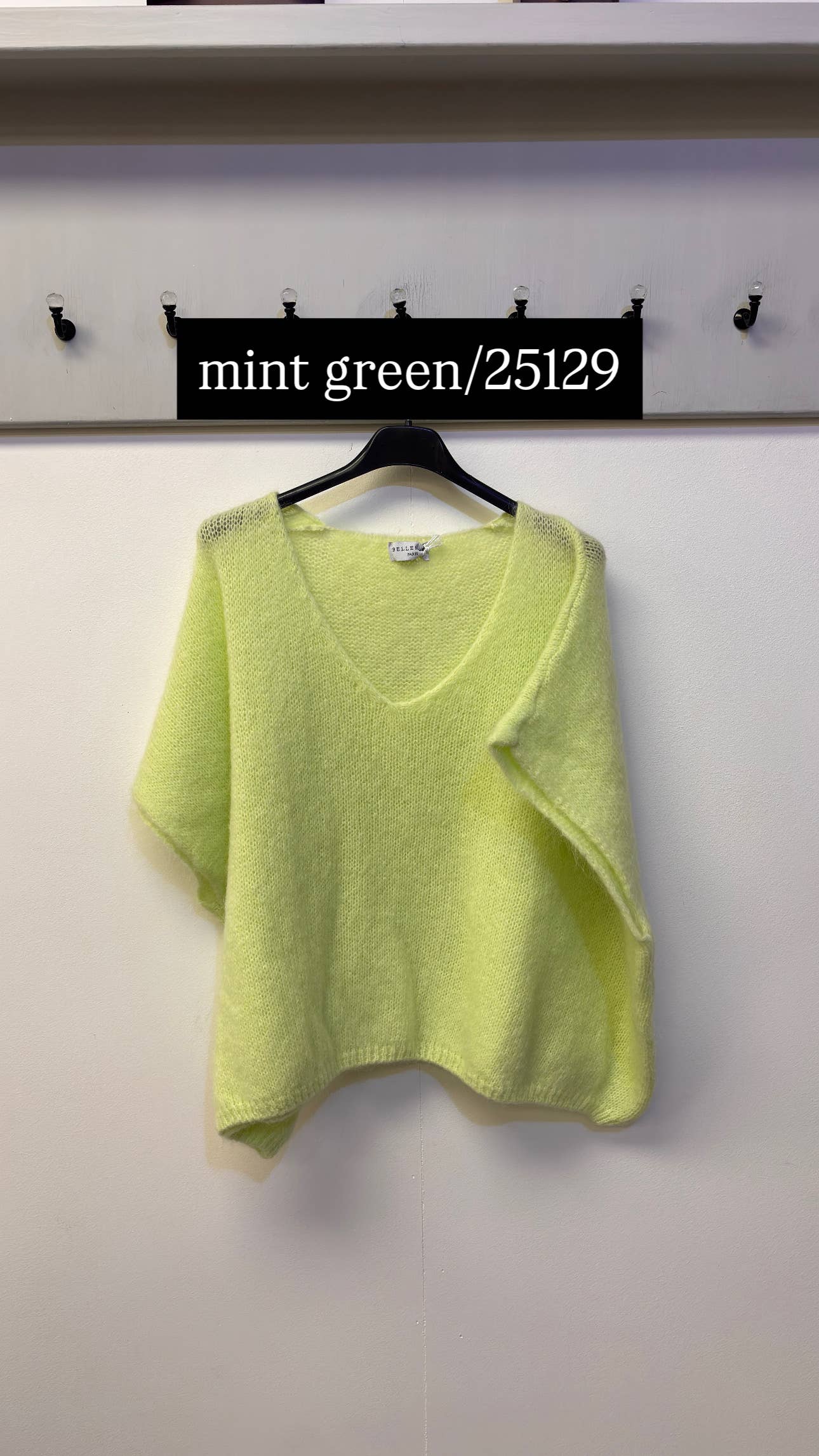 Terminal 1 Clothing – wholesale Tank top – Women′s – Mohair Drop Shoulder Tank Top14