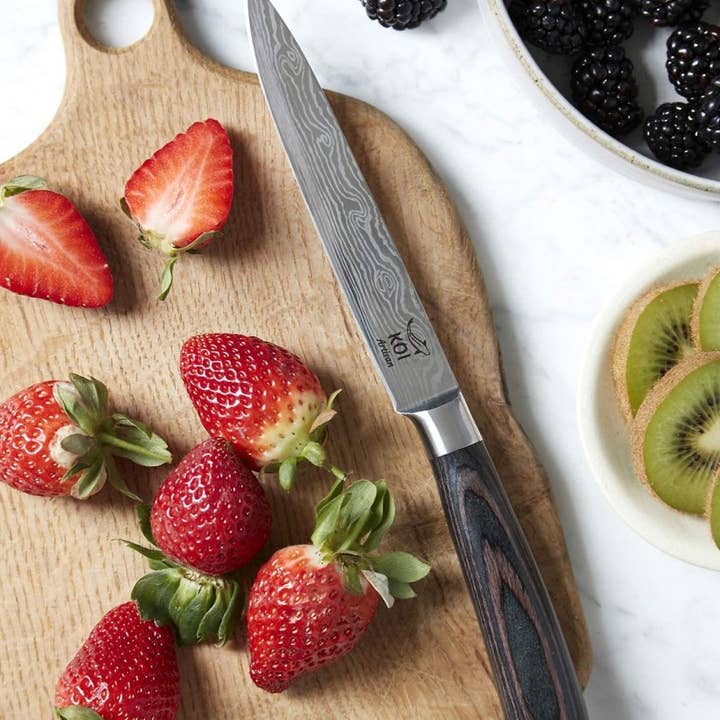 KOI Artisan - Wholesale Kitchen/Utility Knife - KOI ARTISAN Kitchen Utility Knife - 5 Inch Razor Sharp1