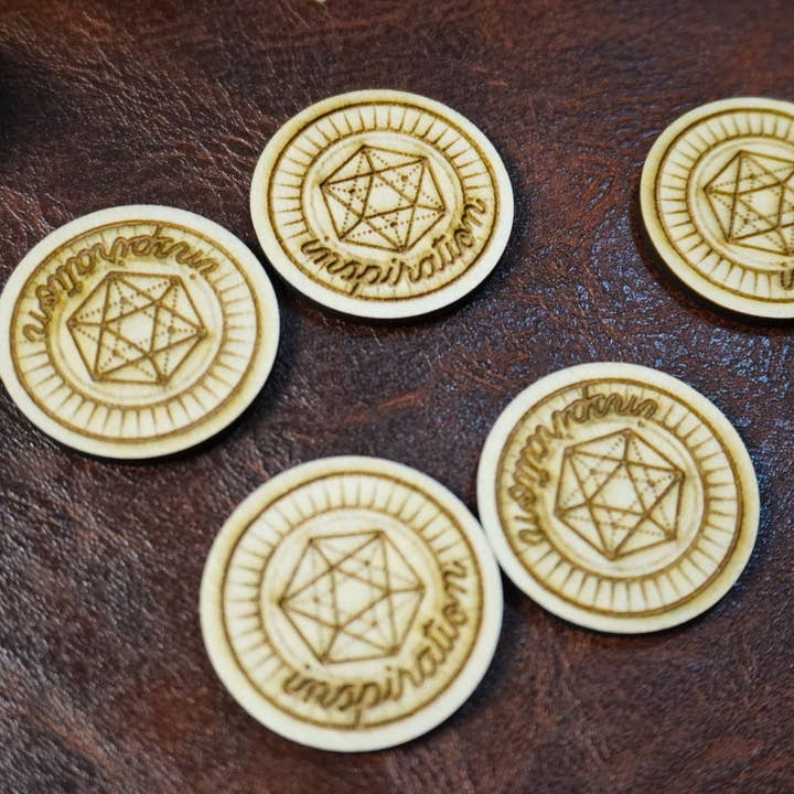 Minva Tabletop Design Co - Wholesale Dice - D&D Inspiration Tokens