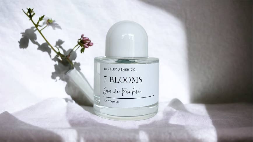 Hensley Asher Co. - Vente Parfum/Eau de toilette - 1 oz, 7 Blooms, parfum à base d'alcool biologique, eau de parfum1