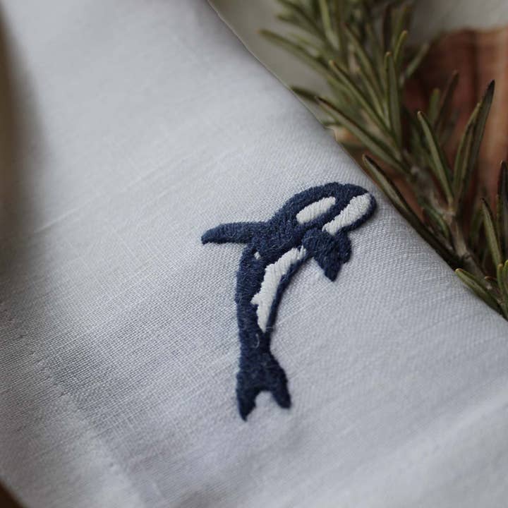 Guardanapo Cavalo-marinho 40x40cm 100% Algodão por atacado de indradanush - art of textiles