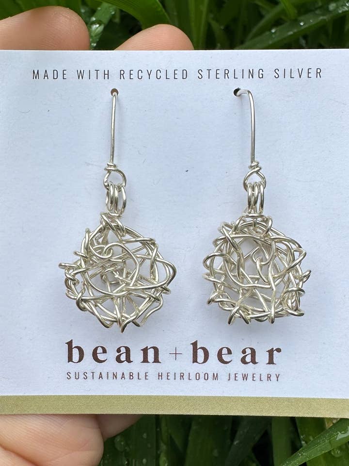 Nest Ohrringe für den Großhandel von Bean and Bear Studio