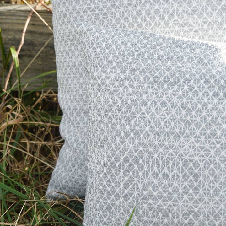 Anaya Home - Wholesale Throw/Decorative Pillow - Coastal Breeze Grey Outdoor Pillow
