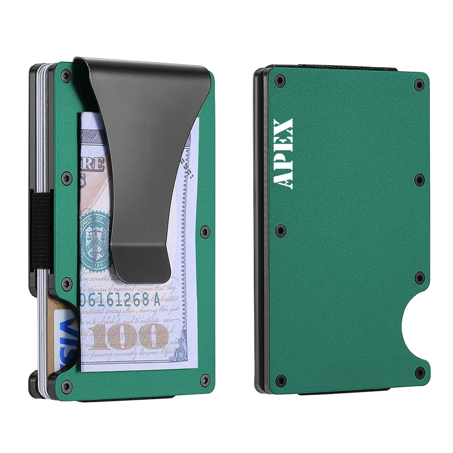 The American Gift Company (TAGCO) - Venta al por mayor Tarjetero - Hombre - Tarjeta de crédito delgada minimalista resistente a los arañazos con bloqueo RFID14