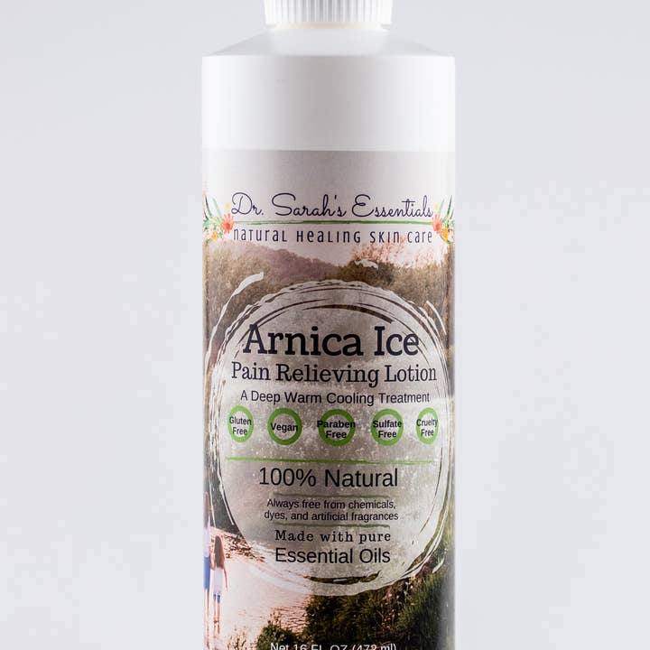 Dr. Sarah's Essentials LLC - Wholesale Pain Relief Spray/Cream - Arnica Ice Lotion (Deep Warm Cooling Treatment)