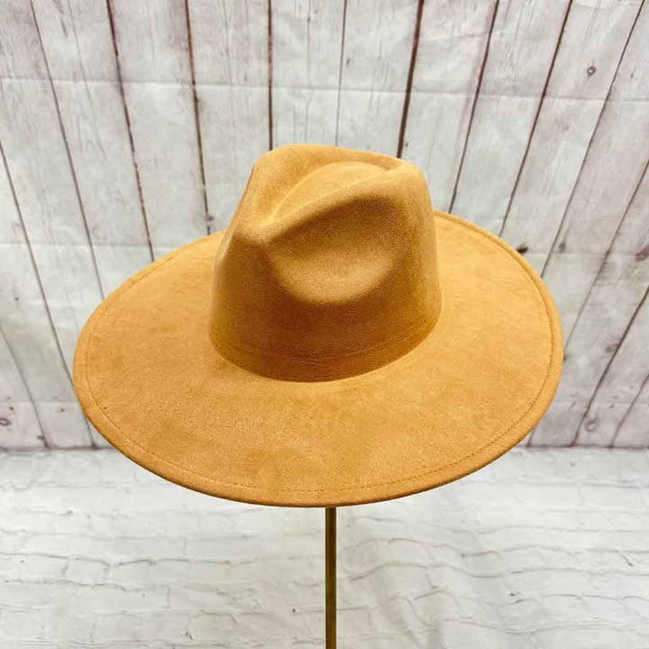 One and Only Accessories - Wholesale Fedora - Women's - Best seller Fashion Classic Wide Brim Suede Primium Hat 15