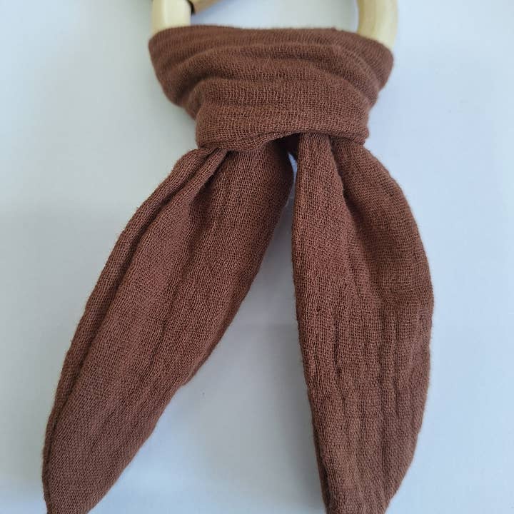 Cotton Socks - Wholesale Teether (Not Clip-On) - Baby - MC-04 Organic Cotton Muslin Teether 16 cm x 8 cm10