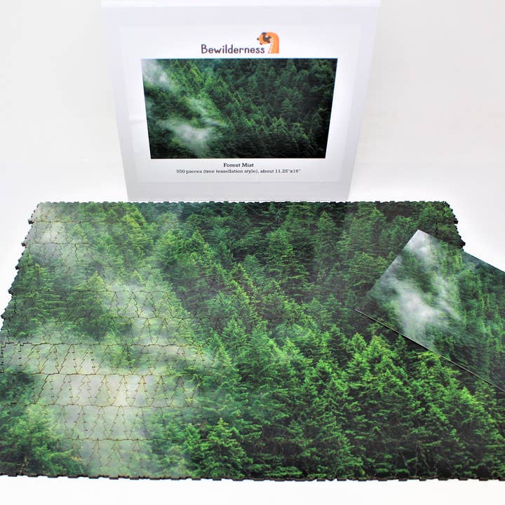 Forest Mist Tessellation Jigsaw Puzzle - 550 Pieces for wholesale by Bewilderness