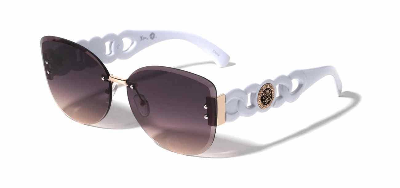 Sunrayzz Imports - Vente Lunettes de soleil – femme - Lunettes de soleil Lion sans monture œil de chat lh-m78401