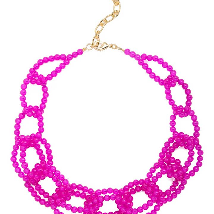 ZENZII Jewelry – Großhandel Perlenkette – Halskette mit Glasperlen und Gliederhalsband23