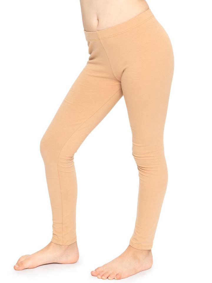 Stretch Is Comfort Flickor Bomull Leggings Utan Fötter för wholesale av Stretch Is Comfort