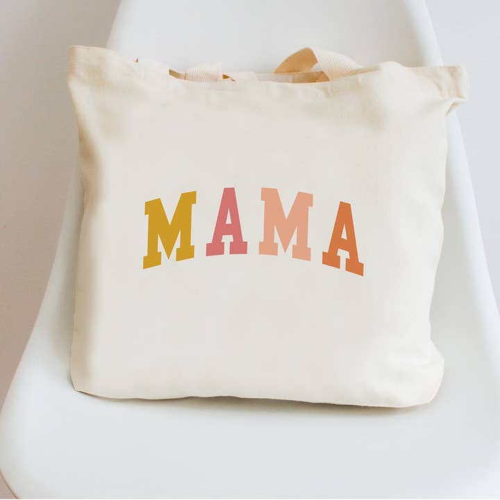 Bolsa de lona Mama para regalo del Día de la Madre, bolsa de mercado para venta al por mayor de P E T I T R U E