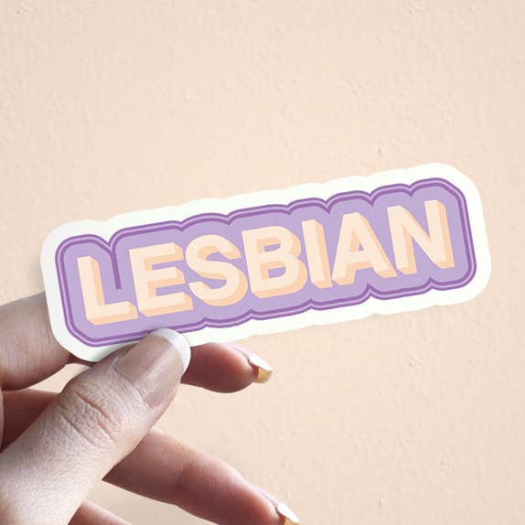Lesbiana - Pegatina Premium para venta al por mayor de Strike and Burn Candles & Gifts