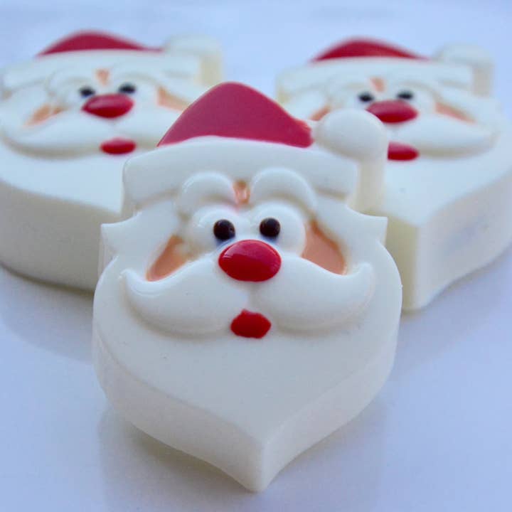 Chocolates Unlimited by Denise - Wholesale Chocolate Covered Sweets - Santa Cookies, Santa Chocolate Covered Oreos