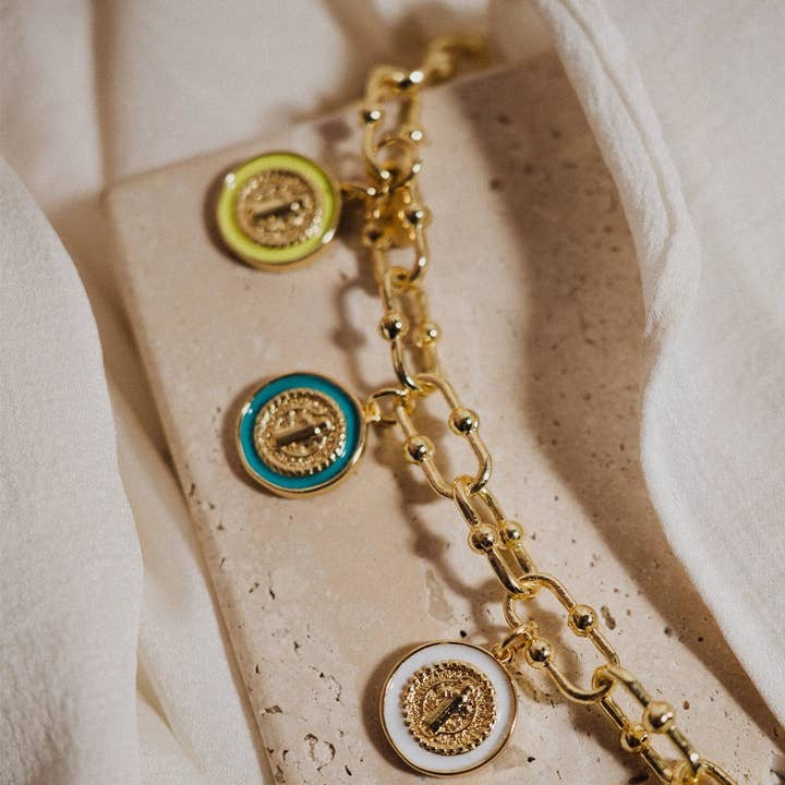 PHOEBE´S – Engroshandel Halskæde med vedhæng – Katolsk halskæde, halskæde med farverige vedhæng4