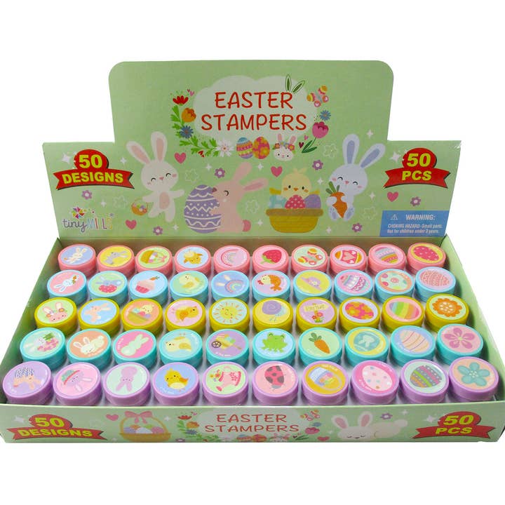 Tiny Mills - Wholesale Rubber/decorative stamp – Kids & baby - 50 Pcs New Easter Sunday Stampers for Kids 0