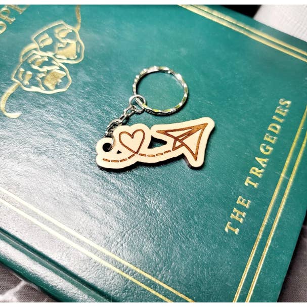 Pappersflygplansnyckelring, Flygresenyckelring, Utforskning för wholesale av The Dungeon Rose