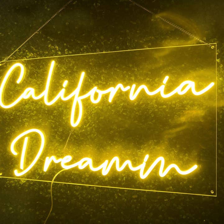 California Dreaming Neonbord voor wholesale door Aoos Custom