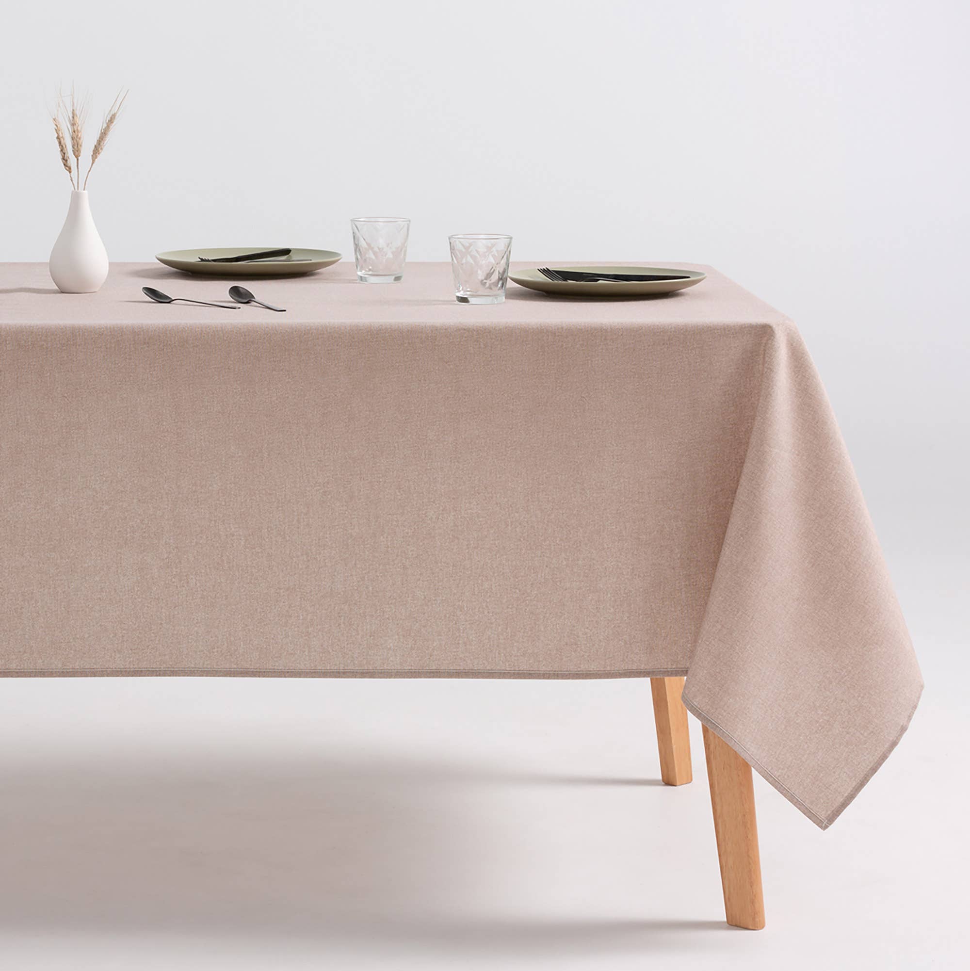 GAMUSI - Wholesale Tablecloth - Stain-resistant cotton tablecloth fabric feel INDIRA8