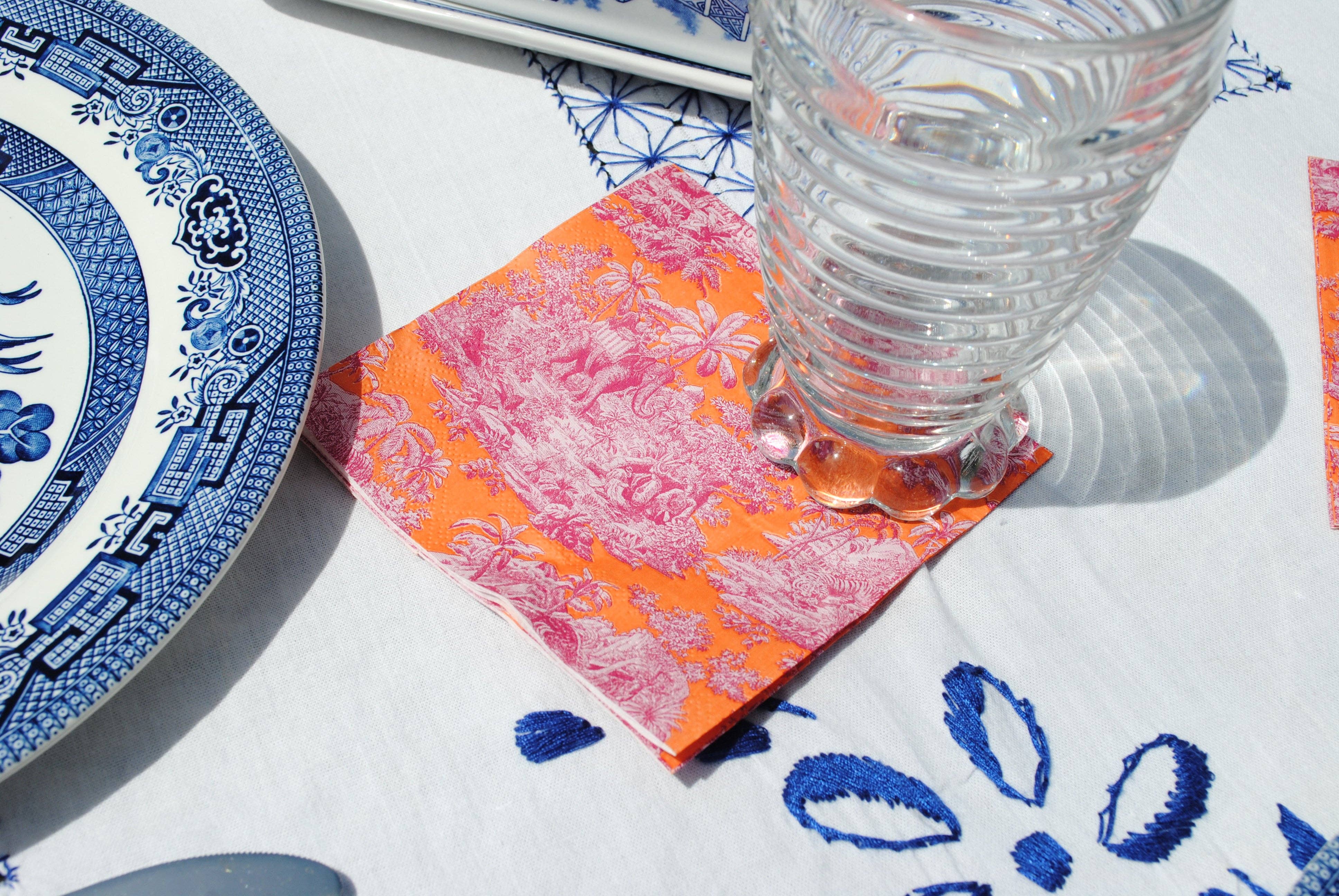 Stxy’s – Großhandel Einweg-Serviette – Cocktailservietten aus Blutorange Toile1