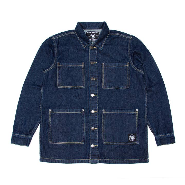 Denim Chore Coat for wholesale by Indestructible MFG