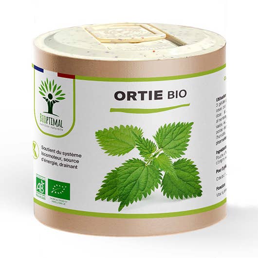 Ortie bio gélules - Bioptimal pour la vente par Bioptimal