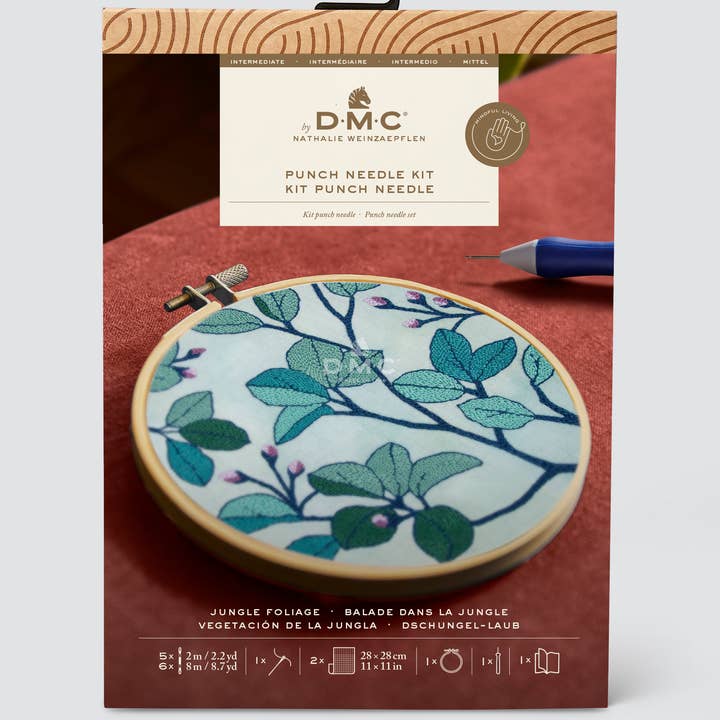 Jungle Foliage - DMC - Punch Needle Kit for wholesale by The DMC Group