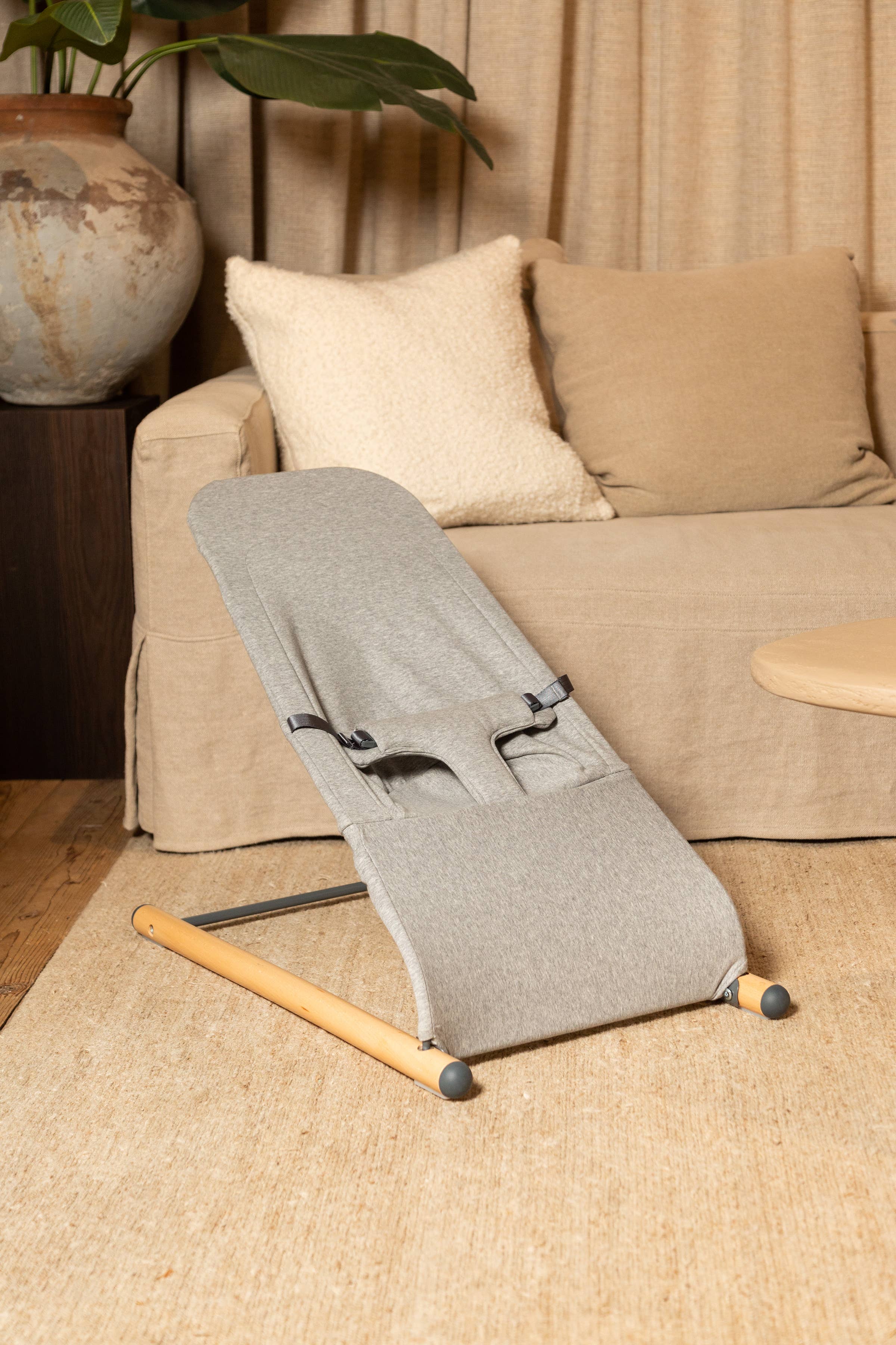 BEABA & Childhome - Vente Balançoire – enfant et bébé - Bouncer Evolux Childhome - Jersey gris9