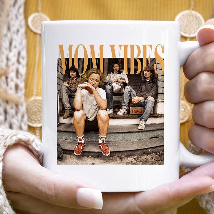 House Of Rodan - Wholesale Coffee Mug - Mom Vibes Punk - Funny 90's Retro Sitcom Mom Coffee Mug