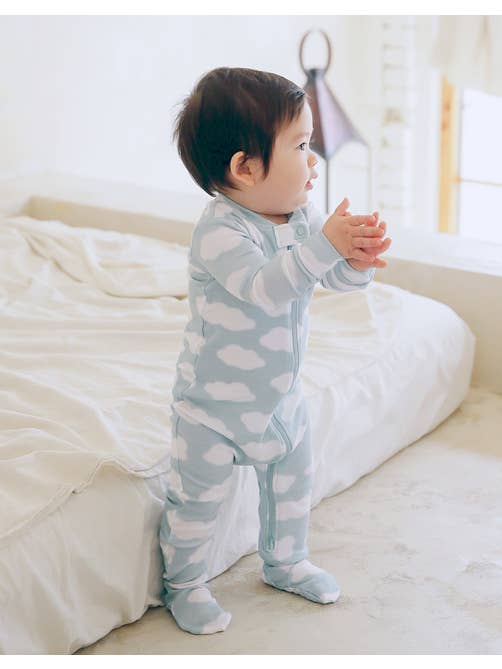 Vaenait Baby - Wholesale Bodysuit (Footed) - Baby - Modal Baby Boys Girls Cloud Baby Footie Onesie4