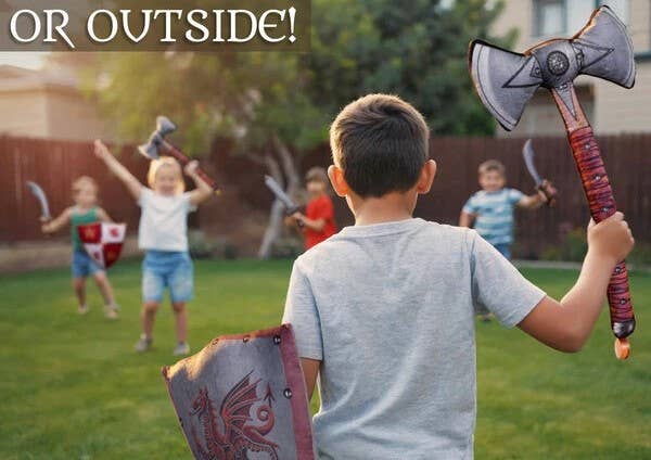 Pillowfight Warriors – Engroshandel Plyslegetøj - Børn og baby – Pillowfight Warriors® Legetøj Romersk prætoriansk skjold6