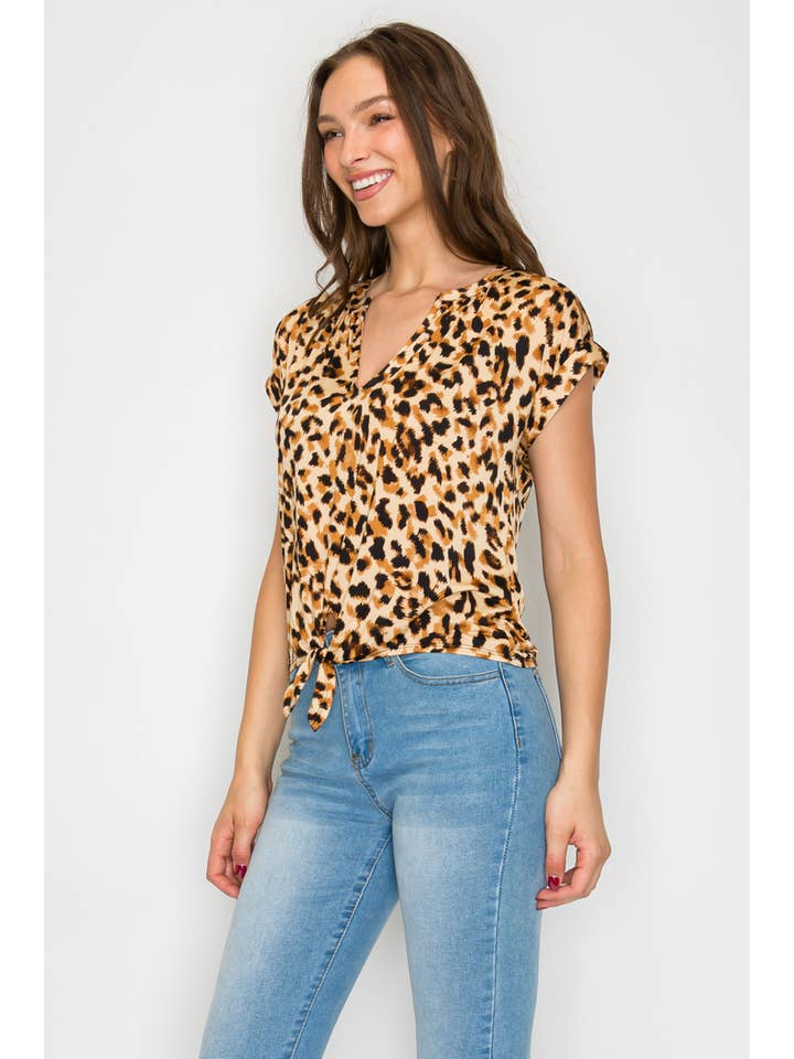 DNA Couture - Venta al por mayor Blusa - Mujer - Top de manga corta con lazo2