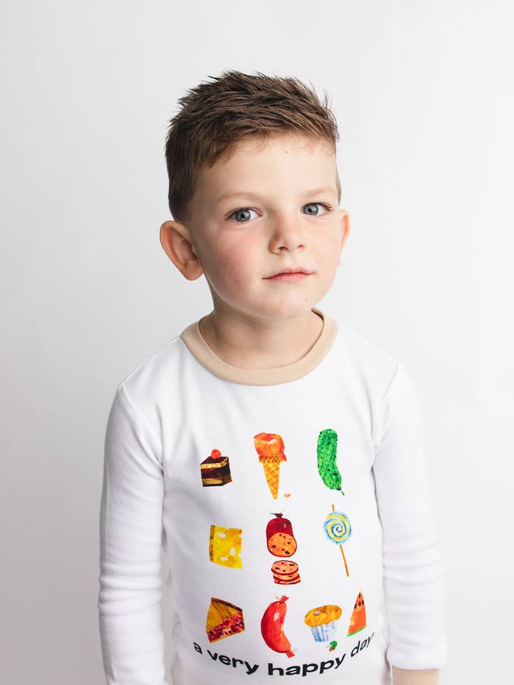 L'ovedbaby – wholesale Pyjamasset - Barn – Glad dag | Barnens ekologiska pyjamas-set2