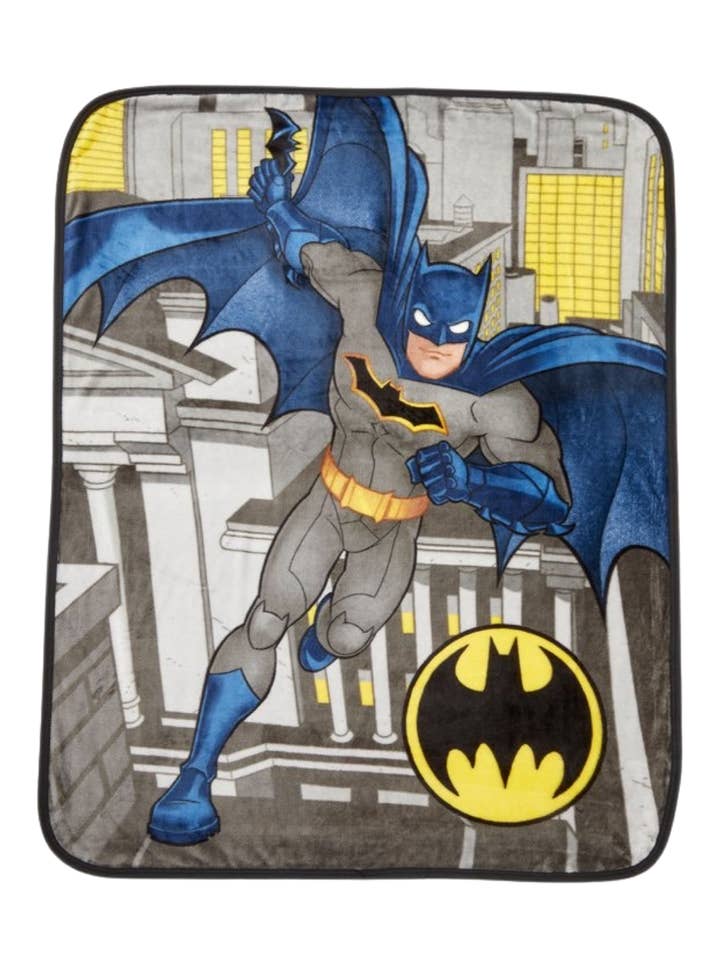 Batman Fleece Throw Blanket for wholesale by Two Cute Boutique LLC