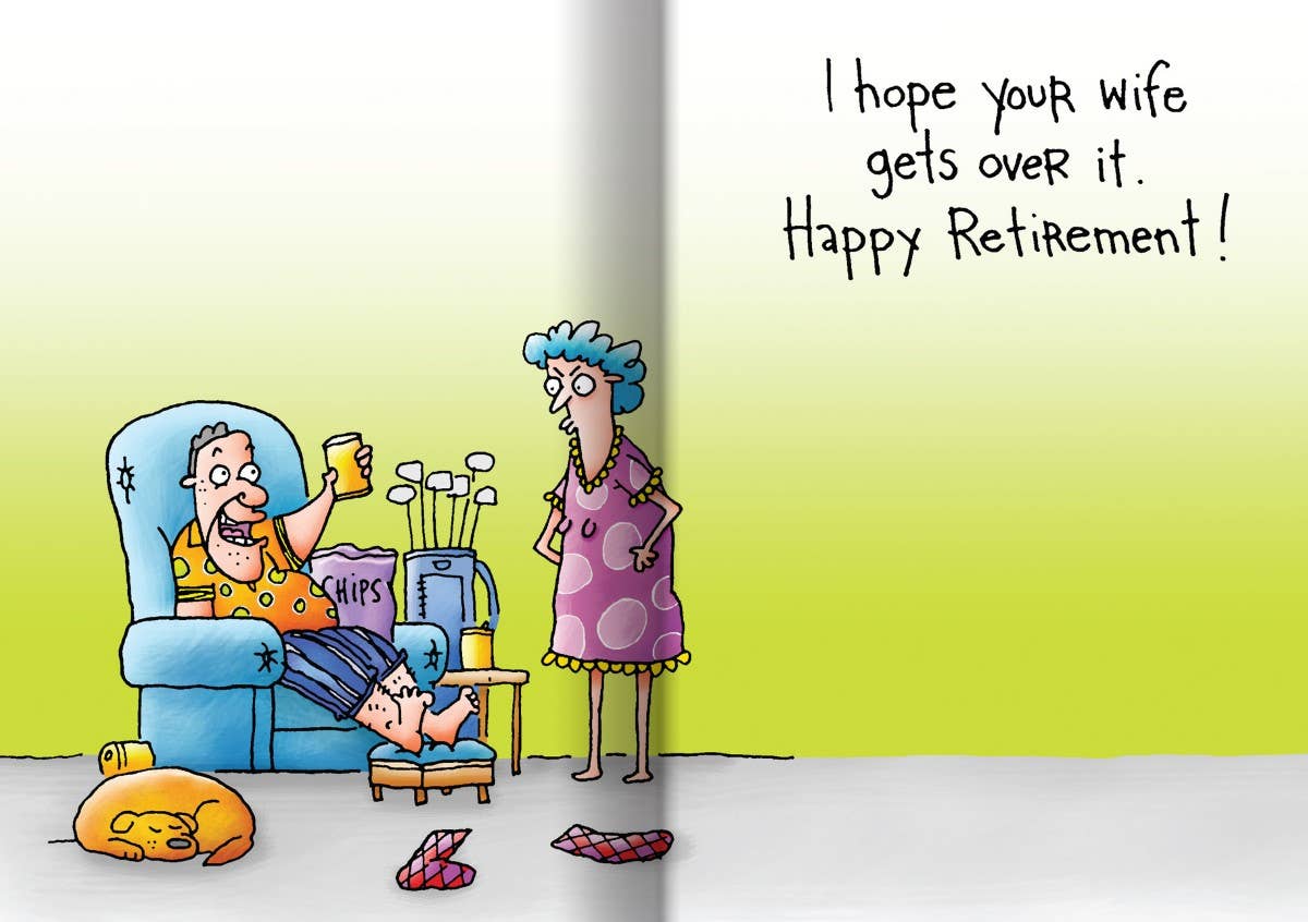 Oatmeal Studios - Vente Cartes pour départ à la retraite - Carte des étapes de la retraite - 89931