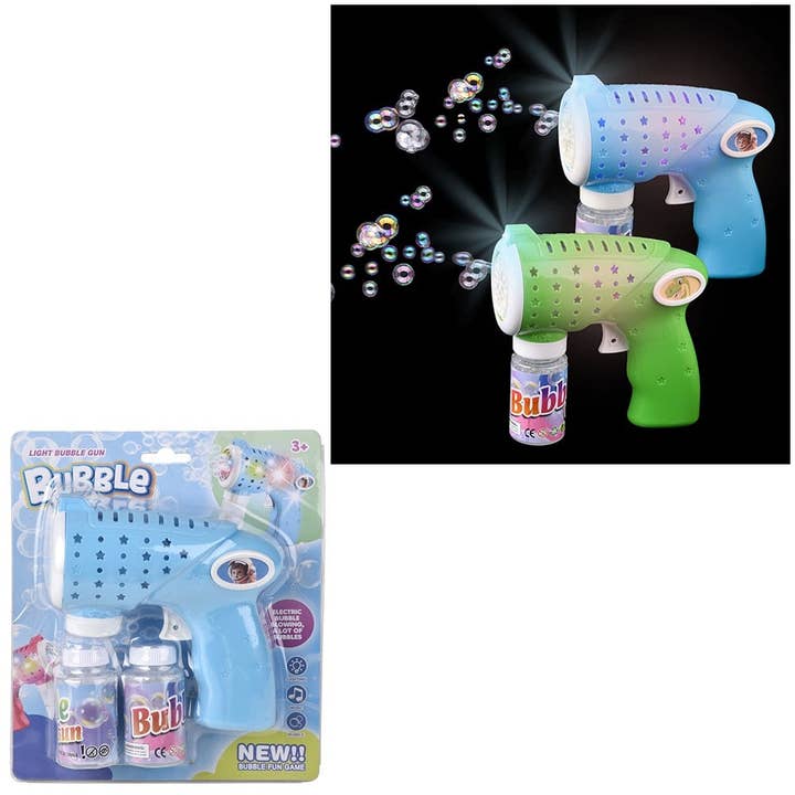 7" Neon 20 Hole Bubble Phaser - LLB Toys for wholesale by La Luna Bella - Toys