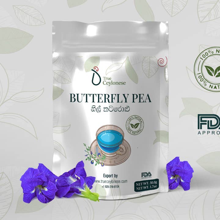 Butterfly pea pulver for engroshandel hos True ceylonese
