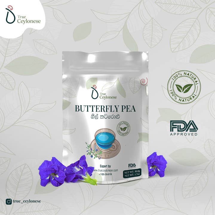Pó de ervilha borboleta por atacado de True ceylonese
