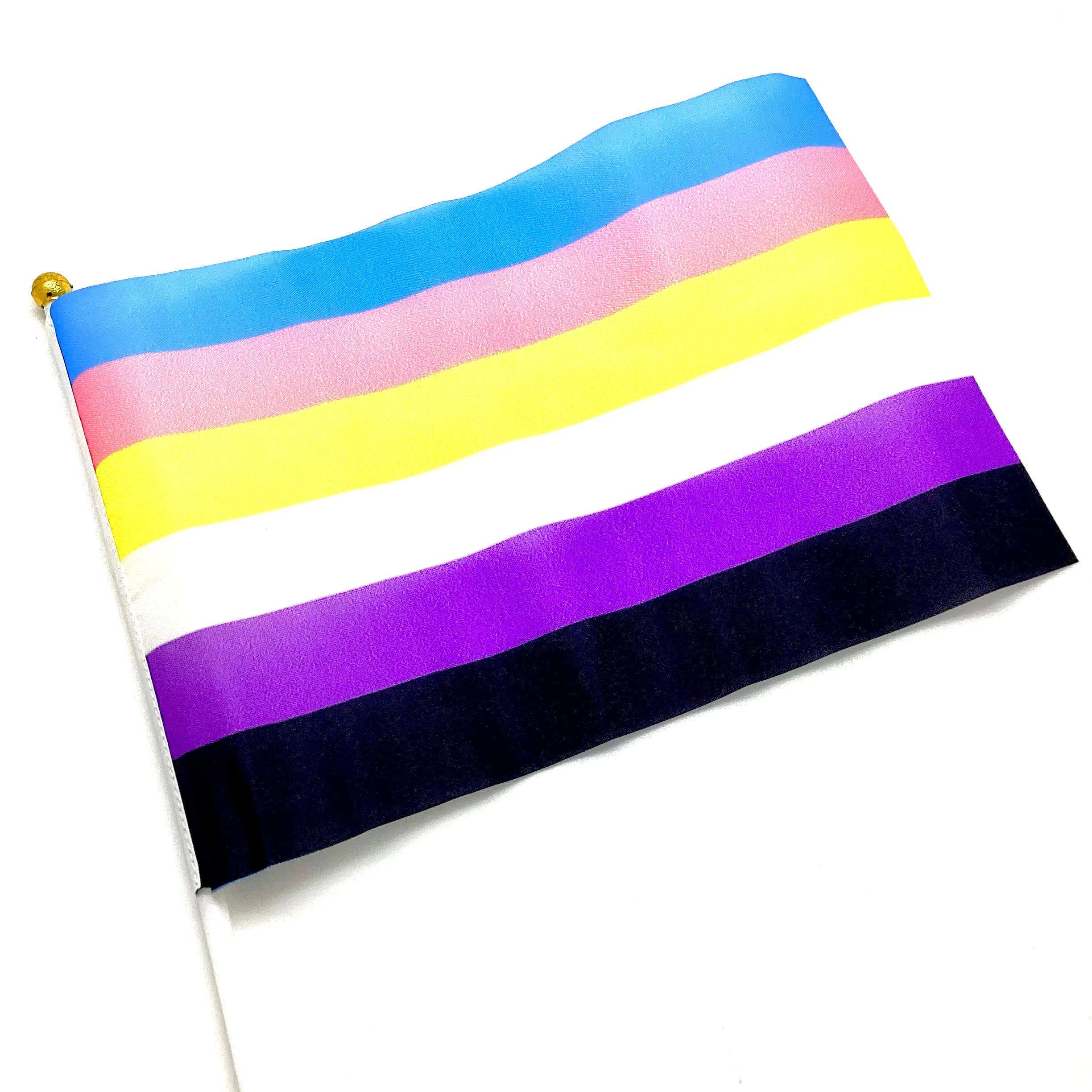 The QUILTBAG - Wholesale Flag - Transgender and Nonbinary Pride Flag, Small (5” x 8”)1