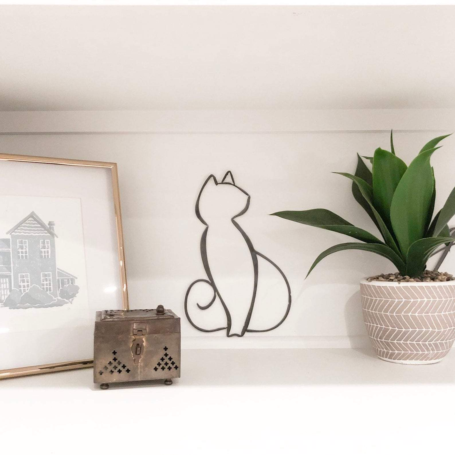 Keystone Steel Co. - Wholesale Wall Accent - Cat Wall Decor1