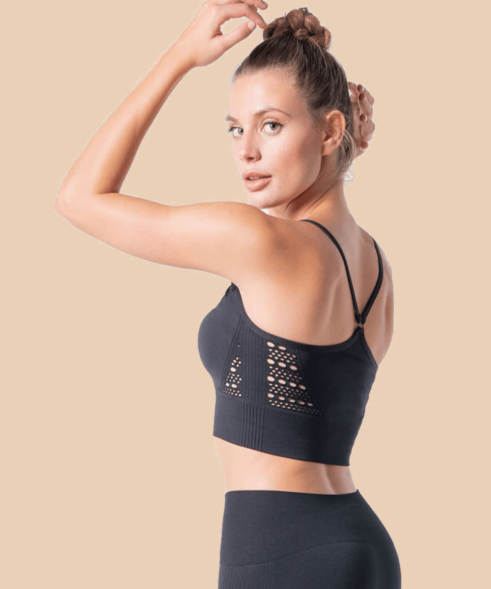 Anaissa - Vendita all'ingrosso Maglia sportiva - Donna - Top sportivo con trafori 3D Bali5