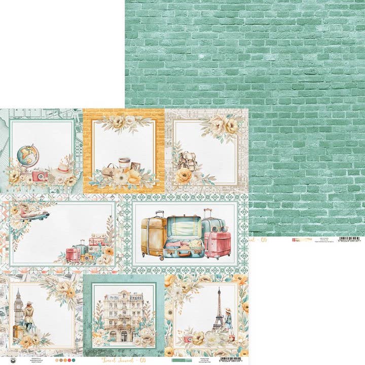 Papir Rejsedagbog 05, 12x12" for engroshandel hos P13