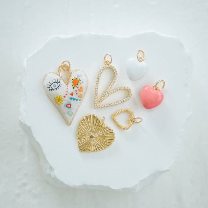 Heart Charms for wholesale by Reva Grey
