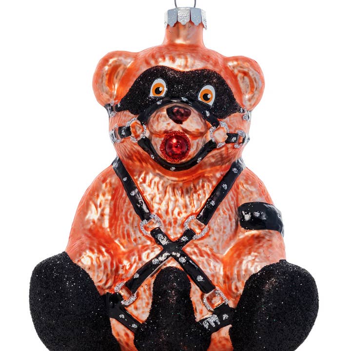 Ready Teddy Ornament (funny Christmas Ornament, holiday for wholesale by FUN CLUB