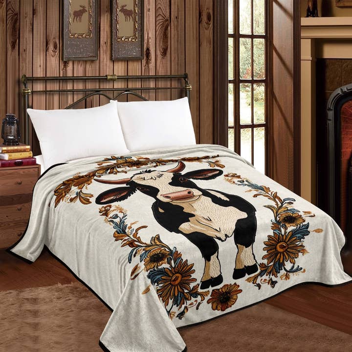Western Linens - Wholesale Throw Blanket - Queen Size Mia Throw Blanket - 12 Designs