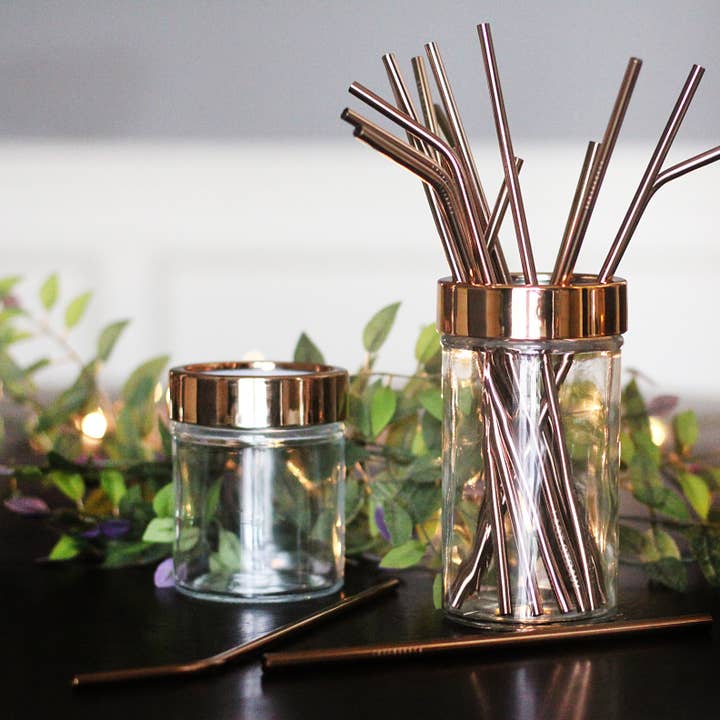 Last Straw - Wholesale Drinking Straw - Rose Gold Stainless Steel Straw2